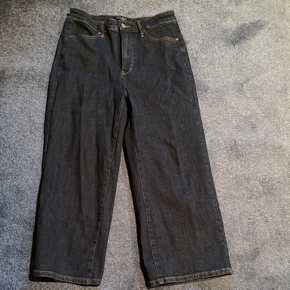 Judy Blue Dark Denim Wide Leg Jeans